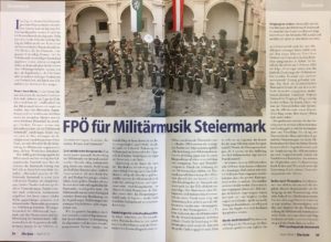 Beitrag der FPÖ Steiermark in der „Aula“